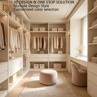 Armoire bébé en plastique, style luxe léger, en mélamine crème, gain de place, autoportante, facile à assembler, fermeture douce, étagères réglables