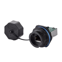 Conector de Red RJ45 Macho Original Cnlinko, Impermeable IP68, con Contactos de Cobre para Aplicaciones de Energía - RJ45