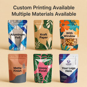Bolsa de Embalaje Personalizada con Cierre Hermético y Zip Lock para Polvo Vegetal, Superalimentos, Suplementos Dietéticos y Alimentos Saludables - Product Image 2
