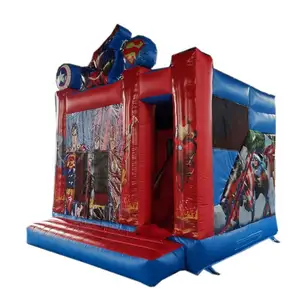 Al Aire Libre 4 N 1 Jumping Castle Bouncer Bounce House Tobogán de agua Spiderman Inflable Combo