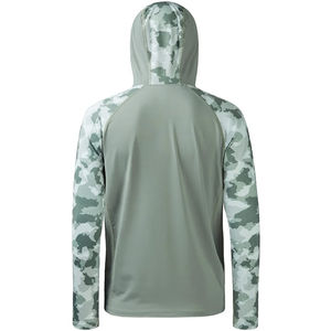 Sudadera con Capucha Unisex UPF50+ 100% Poliéster, Color Personalizado, Impermeable, Lavada, Protección Solar UV, Secado Rápido, Manga Larga, para Pesca - Product Image 3