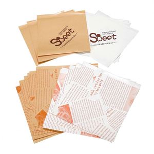 Sacs à collation Restaurantware, 100 sacs à frites résistants à la graisse, durables, micro-ondables, en papier journal, sacs à friandises, congelables - Product Image 2