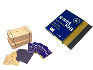 Muestra de papel de <span class=keywords><strong>lija</strong></span> de carburo de silicio 100% impermeable Kraft Grit P60 P2000 con envío gratis a Europa - Product Image 1