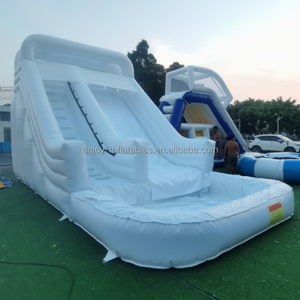 Maison de rebond blanche de 15x15ft gonflable avec toboggan et ballpit maison de rebond en tissu Oxford pour la déroration/<span class=keywords><strong>location</strong></span> de fête - Product Image 4