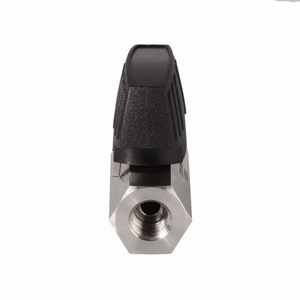วาล์วบอลหกเหลี่ยมสแตนเลส ROKE 1/8BSP 1000PSI สำหรับใช้งานในอุตสาหกรรม - Product Image 4