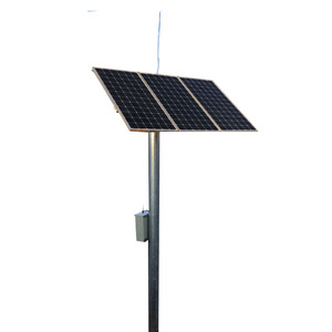 ระบบตรวจสอบพลังงานแสงอาทิตย์ แผงโซลาร์เซลล์ 50W สำหรับการเฝ้าระวังกลางแจ้ง แหล่งกำเนิด ชิงไห่ ซินหนิง - Product Image 1