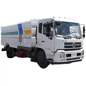 Dongfeng Tianjin 4x2 9CBM su deposu 7CBM çöp kutusu çamaşır yol süpürücü araba kamyon