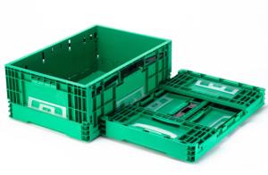 PP Logistics Eurobox Euro Standard Solid Box Caisse de retournement en plastique pliable pour pièces de voiture pour le stockage et le transport - Product Image 2