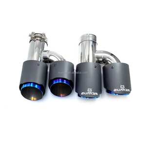 Embout d'échappement double sortie en acier inoxydable 304 Performance <span class=keywords><strong>REMUS</strong></span> Blue Roasted avec garantie d'un an par Xuante - Product Image 2