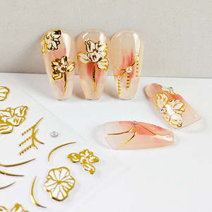 OEM usine : Bandes d'<span class=keywords><strong>ongles</strong></span> en gel à presser, autocollants pour <span class=keywords><strong>ongles</strong></span>, autocollants pour doigts, <span class=keywords><strong>avec</strong></span> impression personnalisée, adhésifs imperméables, pour DIY - Product Image 6