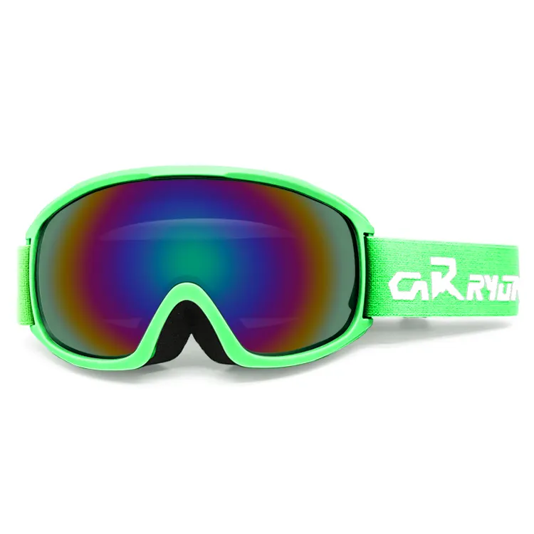 Yijia Optical Custom LOGO esportes óculos de esqui com lentes anti-nevoeiro óculos de neve luxgury snowboarding goggle atacado