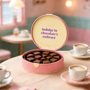 กล่องของขวัญบรรจุช็อกโกแลตแบบแม่เหล็กพร้อมตัวแบ่งช่อง กล่องกระดาษแข็งแบบกำหนดเอง กล่องช็อกโกแลตเปล่าสำหรับงานแต่งงาน - Product Image 3