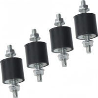 Fabricant chinois de supports en caoutchouc industriels sur mesure, supports anti-vibrations à goujon mâle VV, amortisseurs de chocs