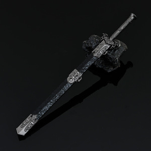 Llavero con Modelo de Espada de Juego de 22 cm de Largo, Arma Metálica Decorativa, Llavero Personalizado, Regalo para <span class=keywords><strong>Novio</strong></span> - Product Image 4