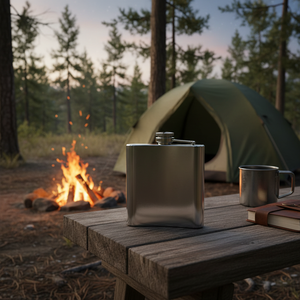 177,4ml-6oz Steel Flask Premium <b>Drinkware</b> - Product Image 3