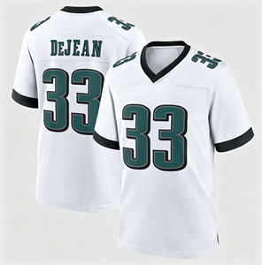 Équipe de football américain en promotion # Maillot de football américain pour homme 33 Cooper DeJean vert nuit, Philadelphie - Product Image 4