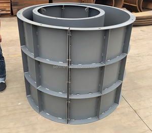 Stampo Circolare in Acciaio per Pozzetti, Stampi per Pozzetti in Calcestruzzo Prefabbricato per Realizzare Coperchi Rotondi e Strutture ad Anello Prefabbricate - Product Image 5