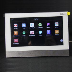 Amplificateur mural 7 pouces <span class=keywords><strong>Android</strong></span> 8x30W 2 zones avec contrôle à distance via application <span class=keywords><strong>Tuya</strong></span>, Bluetooth et Wi-Fi pour système de musique d'ambiance intelligent pour maison et hôtel - Product Image 4