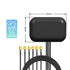 เสาอากาศ GPS 4G 2.4G WIFI สำหรับภายนอกอาคาร กันน้ำ 5 in 1 มัลติแบนด์ GSM โฟร์อินวัน LTE GNSS 2.4Ghz 5G - Product Image 1