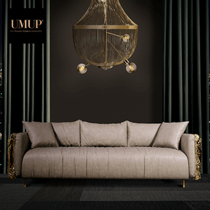 Classic Villa High Quality Customized Color Modern Design Apartment &amp; Hotel Use Luxury Fabric <strong>Sofa</strong> <strong>Set</strong> - Product Image 5
