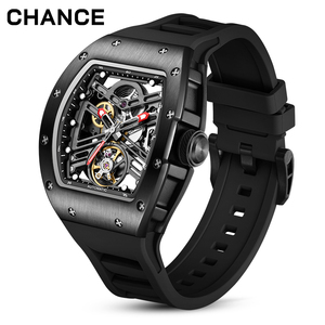 Reloj Mecánico Automático de Lujo con Caja de Fibra de Carbono, Diseño Hueco, para Hombre, Estilo Ejecutivo, Envío Directo - Product Image 1