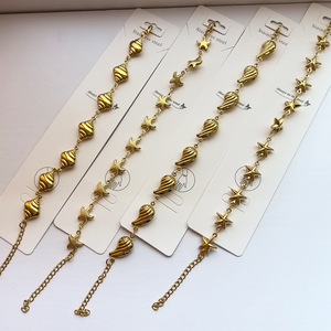 Pulsera Retro de la Serie Océano Natural, Diseño Exclusivo de Alta Gama, Pulsera de Acero Inoxidable - Product Image 2