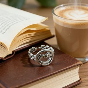 S925 Sterling Silver Smiley Face Open <b>Ring</b> For Women Index Finger Jewelry Gift - Product Image 3