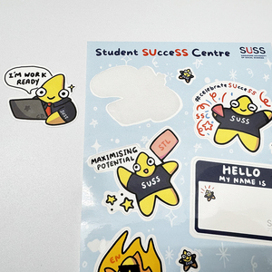 Promotional Adhesive Label Stickers Set Multiple Designs Cute Logo A4 Paper & PVC PET Materials Acceptable for Multiple Uses