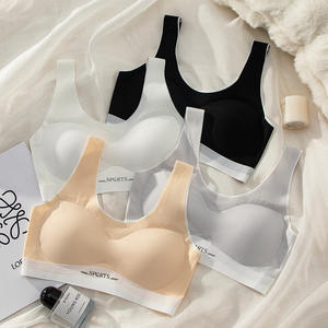 Sujetador <span class=keywords><strong>de</strong></span> verano para adolescente, chaleco <span class=keywords><strong>de</strong></span> ajuste roscado <span class=keywords><strong>de</strong></span> seda helada sin costuras, período <span class=keywords><strong>de</strong></span> desarrollo <span class=keywords><strong>de</strong></span> escuela secundaria, copa <span class=keywords><strong>de</strong></span> estudiante femenina sin cables - Product Image 1