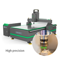 Máquina de Corte CNC Universal Xunke 1325 con Mesa de Vacío Industrial, Perfil de Aluminio, para Múltiples Materiales: Madera, MDF, Acrílico, PVC