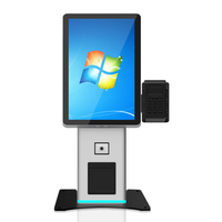 Terminal de point de vente tactile 21,5'' en stock usine, mini borne de paiement, caisse enregistreuse avec lecteur de codes-barres, prise en charge SDK, multi-OS