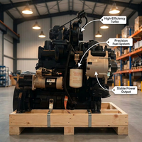 Pièces de machines de construction, ensemble moteur d'excavatrice 4BT, ensemble moteur diesel 4BT3.9, 4D102 B3.3 pour Cummins