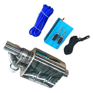 Haute performance Voiture Universel silencieux d'échappement avec d'échappement soupape de dépression - Product Image 1