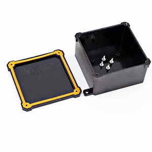 High quality Junction Box 134*134*66mm Manu factor C-B-F8 waterproof enclosure ip68 rating Black abs plastic boxes with lid