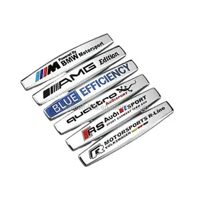 Emblem - Suzuki Logo - Chrome // adhesive ready sticker name plate word  stick-on decal logo symbol supply sign 3D racing motors car auto exterior  accessories trunk rear hood fender badge edge