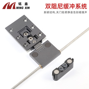 Bisagra de Aluminio Tipo Ming Xin con Marco de 270 Grados, Bisagra de Puerta de Mueble de Cierre Suave con Doble Amortiguación y Mortaja Completa - Product Image 2