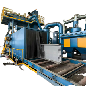Machine de sablage industrielle automatique à rouleaux extra-larges Q6940 8x350kg/min VFD pour décapage de tôles d'acier de chantier naval <span class=keywords><strong>et</strong></span> de ponts - Product Image 1