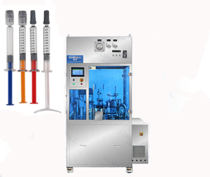 Máquina Tapadora de Jeringas Prellenadas Automática de Flujo Laminar con Vacío, Motor de Alta Precisión y Control PLC - Product Image 6
