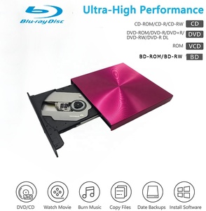 Yeni alüminyum alaşım Blu-ray oynatıcı USB3.0 harici bluray brülör yazar 3D 4K blu-ray film laptop için oynarken