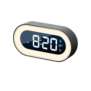Hot sales led night light <strong>clocks</strong> modern <strong>design</strong> digital desktop <strong>table</strong> mirror music alarm <strong>clock</strong> - Product Image 1