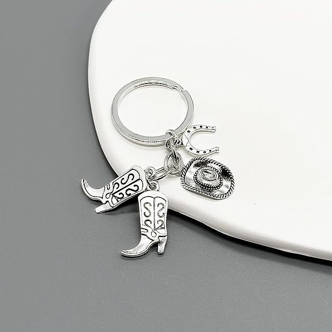 Panelee 72 Pcs Western Cowboy Keychain Bulk Set - Silicone Horse, Boot, Hat Designs, Party Favors, Christmas Gifts, Carnival Prizes - View #10