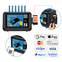 Station de recharge partagée STW Pos à 6 emplacements, distributeur automatique de batteries externes pour téléphones mobiles