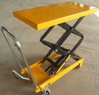Table élévatrice à ciseaux hydraulique manuelle, mécanisme de levage à ciseaux, prix de la table élévatrice, chariot à palettes hydraulique