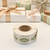 Etiquetas Personalizadas para Cajas de Jugos de Frutas y Verduras Frescas, Adhesivas, Ecológicas, Resistentes al Agua, para Agricultores Orgánicos