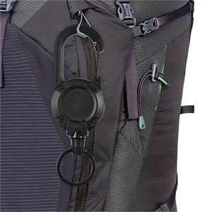 1/2/4/8 pièces mousqueton en plastique robuste porte-clés extensible rétractable porte-clés badge bobines pour hommes pour sacs de plein air - Product Image 4
