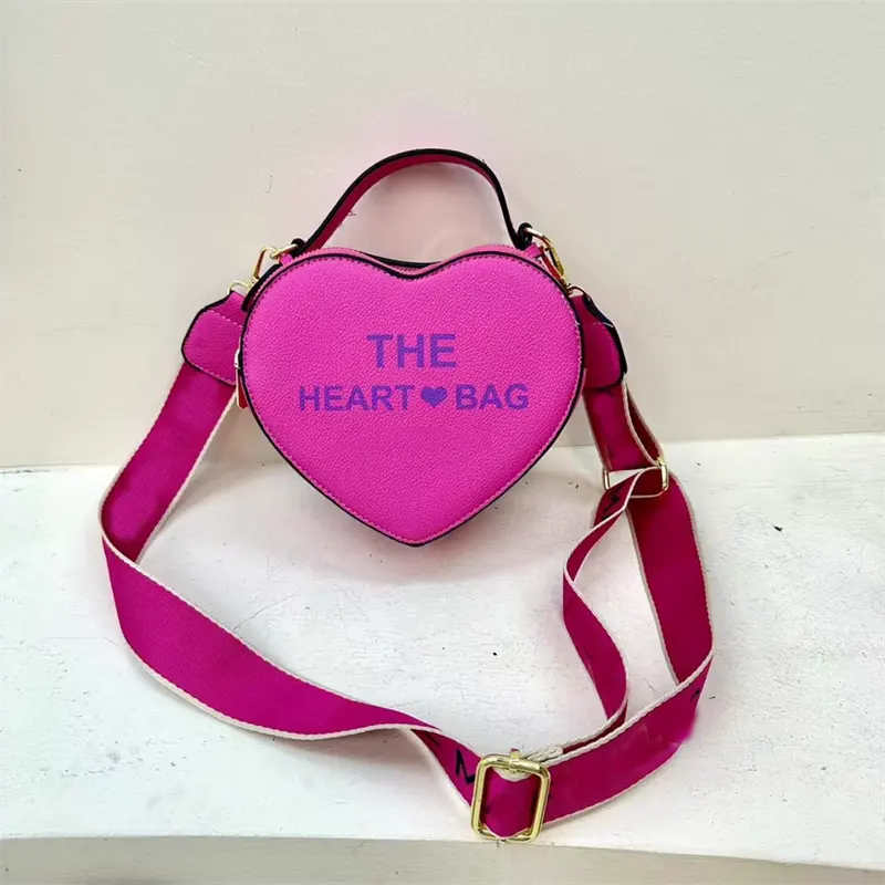 IDOIT รูปหัวใจกระเป๋าและกระเป๋าถือผู้หญิงแฟชั่นตัวอักษรไหล่กระเป๋าสาวC Rossbodyกระเป๋าน่ารักสุภาพสตรีคลัทช์Toteกระเป๋า