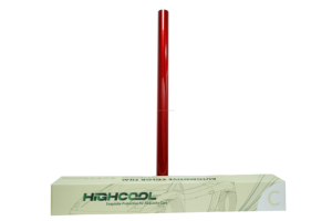 Highcool ฟิล์มป้องกันรอยขีดข่วนสำหรับรถยนต์, ฟิล์มป้องกันรังสียูวีพีพีเอฟสีสันสดใสป้องกันรอยขีดข่วนสีแดง - Product Image 4