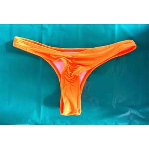 Nouveau maillot de bain string plissé uni sexy pour femme, style européen et américain, lingerie sexy - Product Image 4