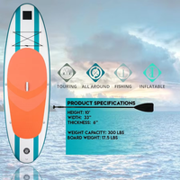 Prix d'usine OEM Planches de SUP gonflables Dropstitch pour sports nautiques Modèle IBoard ISUP Rose Bois Tout usage