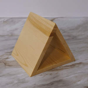 Support triangulaire en bois pour livre ouvert Porte-livre en bois pour étude - Product Image 4